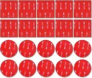20 Pcs 3M Double Sided Foam Adhesive Tape Pads 50 mm Round/Square Sticky Pads Heavy Duty Mounting Tape Pads for Daily Use