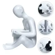 Resin Artware Ornament Adjustable Book Ends Home Decor for Shelves Child Office