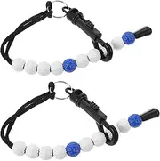 SUPVOX 2Pcs Golf Bead Score Counter Wristband Tool Golfing Attachment for Accurate Scoring Essential Golfing Supplies for Strokes and Putts
