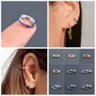 Conch Snug Zircon Ear Stud Cubic Zirconia Colorful CZ Earrings CZ Ear Piercing