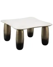 Sagebrook Home 30in Iron & Gold Coffee Table
