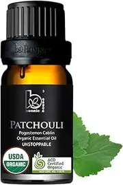 Patchouli 10ml - Bonnie House Essential Oils – 100% Organic ACO and USDA Certified Organic, Therapeutic Grade and Aromatherapy Use for Massage, Diffuser, Air Humidifier, Gift Set and Kit