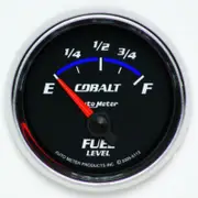 Auto Meter Cobalt Series Fuel Level Gauge 2-1/16" Short Sweep GM 0-90 ohms