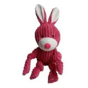Paw Play 33cm Rabbit Pet Chew Toy Plush w/ Squeaker