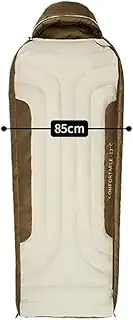 Mummy Style 650FP Duck Down Sleeping Bag -25 to -12℃ | Warm Windproof Snow Camping Gear(Brown-XR1500)
