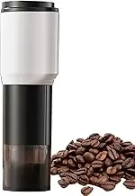Burr Coffee Grinder Electric - Coffee Grinder, Mini Grinder | Electric Cordless Burr Grinder for Beans and Spices, Rechargeable Coffee Machine with USB Charging Silent Design