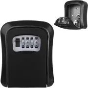 Wall Mounted Key Safe - Combination Security Lock Box, Waterproof Key Storage O