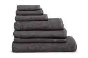 Mega Spa Towel 90 x 180cm Fits Massage Table - Coal | Bnb Supplies
