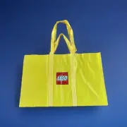 LEGO Extra Large 30" x 19” x 22” Extra Heavy Duty Vinyl Yellow Shopping Tote Bag