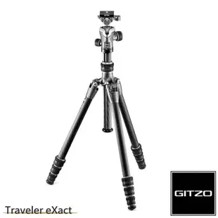 Gitzo Traveler eXact 旅行家系列 0號4節 碳纖維三腳架雲台套組 正成公司貨