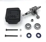 Crankshaft Bearings Oil Seals Muffler Bolts Kit, for 023 025 MS230 MS250 Chainsaw 1123 030 0408 Replacement Parts Chainsaw Noise Reduction Kit