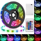 Battery Powered LED Strip Lights RGB Color Changing Lights Waterproof Flexible