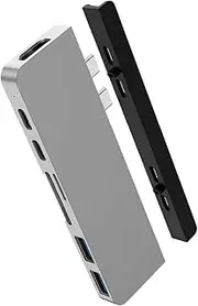 Targus HyperDrive Duo 7-in-2 USB-C Hub - Silver