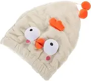 SHERCHPRY Cartoon Hair Drying Cap for Women Teen Quick Absorbent Microfiber Hair Towel Cute Animal Design Easy to Use Shower Hat for Fast Drying Hair Spa