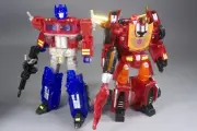 Transformers Optimus Prime & Rodimus Prime Clear ver. Sons Of Cybertron set MISB