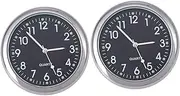 TIDTALEO 2pcs Precise Adhesive Clock Clock Practical Dashboard Luminous Clock