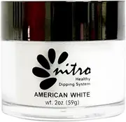NITRO SNS Dip Dipping Powder Nail System 59g - American White