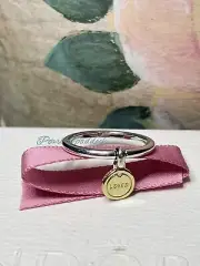 Authentic Pandora Loved 18kt Gold & Sterling Charm Ring W/ Gift Box 52 Size 6