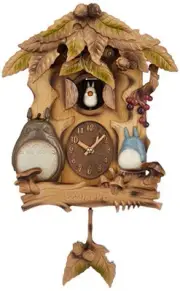 Citizen Rhythm M806A Studio Ghibli Wall Clock My Neighbor Totoro NEW FS JP