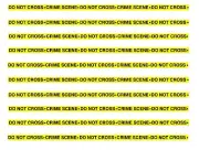 1:12 dollhouse scale model cling film police crime scene barrier tape