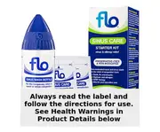 Flo Sinus Care Starter Kit with 12 Sachets & 1 Wash Bottle
