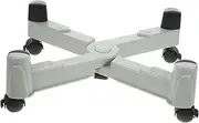 Gadpiparty Movable Holder Stand for Computer Towers PC Accessory with Smooth Edges Ventilated Design and Versatile Use for Home Office Frame