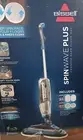 Bissell Lightweight SpinWave Expert Hard Floor Spin Mop, 20393,White/Black