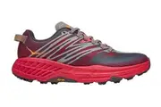 Hoka One One Women's Speedgoat 4 Trail Shoe (Castlerock/Paradise Pink)