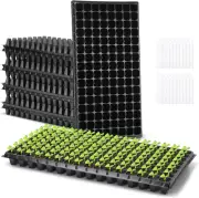 15 Pack Seed Starter Kit, 128 Cell Plug Starting Trays Extra Strength Plant Grow