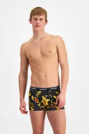 [Bonds] Bonds Men's Microfibre Guyfront Trunk in New Year Petals Size: Medium, Recycled Polyester M New Year Petals