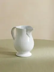[Astier De Villatte] Astier De Villatte - Victor Ceramic Pitcher - White - One size One size White