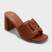 Women's Arden Chop Out Block Heels with Memory Foam Insole - A