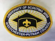 2009 Westerchester Putnam Council University of Scouting pocket patch