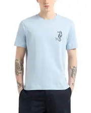 Emporio Armani Short Sleeve Embroidered Tee
