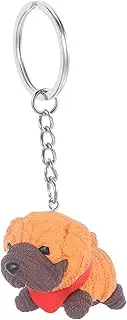 [BESPORTBLE] Adorable Cartoon Dog Keychain Pendant Puppy Charm for Bags Purses present for Dog Lovers Adults Lightweight Portable Keychain Decor