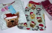 NWT LADIES PETER ALEXANDER FRENCH BULLDOG / DOG CHRISTMAS PYJAMA SET SIZE XS