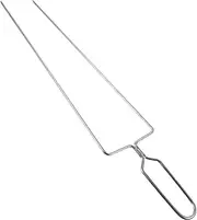 BBQ Forks Meat Skewers U-Shaped Grill Forks Stainless Steel Roasting Sticks for Cooking
