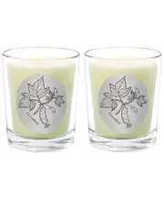 Qualitas Candles Cucumber Two Scented Beeswax Candle Set