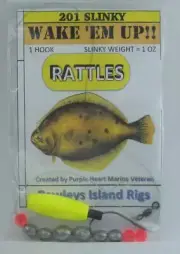 PIR 201 Flounder Rattle Rig Yellow Float