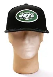 New Era 59Fifty NFL New York NY Jets Black On Field Fitted Hat Cap Adult 7 1/4