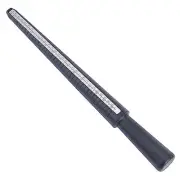 26.1x2.5cm Ring Sizer Measuring Tool Ring Mandrel Plastic Ring Sizer Mandrel
