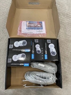 ANNKE 4PC 5MP POE IP Security Camera Audio Recording Outdoor 960P