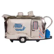 NEW The Teapottery Teapot Silver Airstream Large