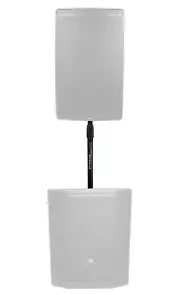 Rockville Threaded Air Assist Subwoofer to Speaker Pole Mount For JBL PRX818XLF