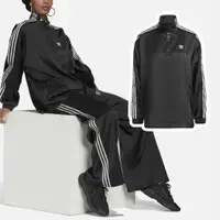 在飛比找蝦皮商城優惠-adidas 長袖 Original 女款 黑 大學T 緞布
