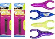 PenAgain Twist 'n Write Pencil Assorted Colors 4 Count (00071) Bundle with 10 Count Refills