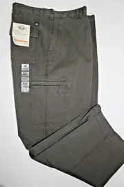 DOCKERS GO TO CARGO ARMY GREEN STRETCH CARGO PANTS SZ: 44 X 29 NWT