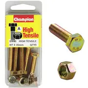 Champion High Tensile Bolts and Nuts BM40, M7 X 35mm