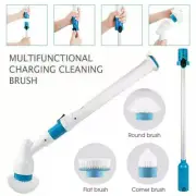 Turbo Spin Scrub Mop Bath Cleaning Brush High Floor Scrubber Hurricane Home