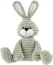 Corduroy Green Bunny Stuffed Animals for Kids, Soft Cute Plush Toys for Baby Girl and Boy, Fluffy Corduroy Green Bunny 8.5 Inches